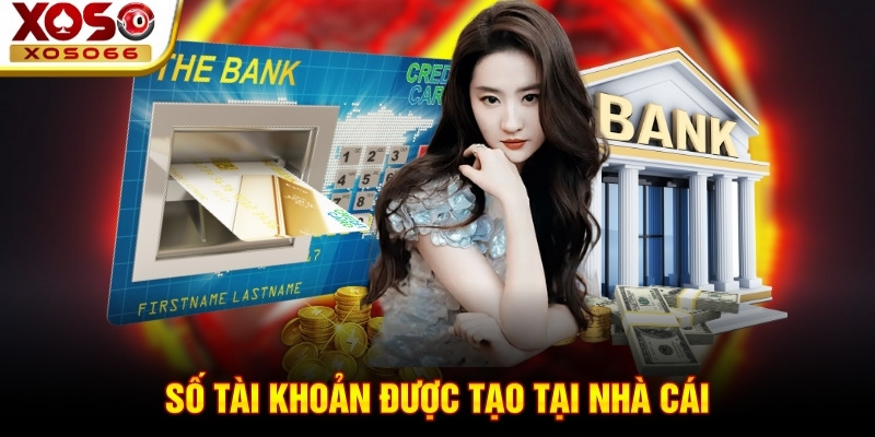 Số tài khoản được tạo tại nhà cái